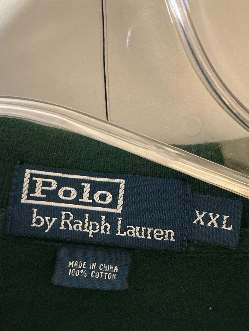 Ralph Lauren Dark Green Polo with Pink Pony Embroidery